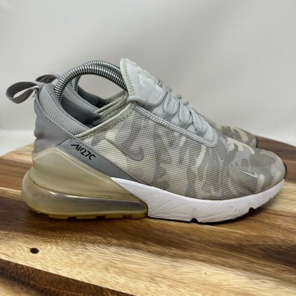 Nike | Shoes | Nike Air Max 27 Se Platinum Camo Wolf Greywomens Shoes ...